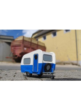 Intra απο ξύλο plywood 3mm-4mm πάχος - Caravan Bird House Δίασταση 40x50 cm Intraeaxys-yon0we27