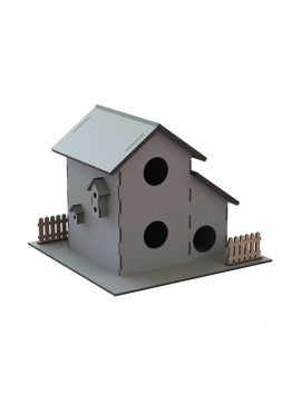 Intra απο ξύλο plywood 3mm-4mm πάχος - Κουτί φωλιάς Ξύλινο Bird House Birds Δίασταση 40x50 cm Intraeaxys-eo0qx891