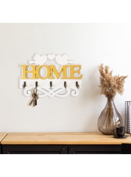 Intra απο ξύλο plywood 3mm-4mm πάχος - Κρεμάστρα κλειδιών για το σπίτι Cute Birds Δίασταση 40x50 cm Intraeaxys-eo0qpv91