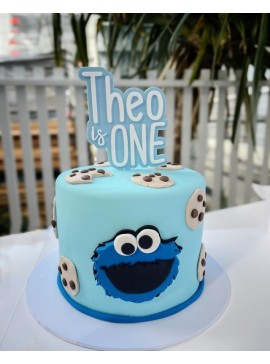 Intra απο ξύλο plywood 3mm-4mm πάχος - Personalized One Cake Topper First Birthday Cake Topper Δίασταση 30x30 cm Intraeaxys-eo0n5691