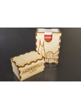 Intra απο ξύλο plywood 3mm-4mm πάχος - Monopoly Deal Box (Νάσβιλ) Δίασταση 30x30 cm Intraeaxys-m1dd69e1