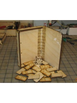 Intra απο ξύλο plywood 3mm-4mm πάχος - Dominos And Box Δίασταση 30x30 cm Intraeaxys-eo058x91