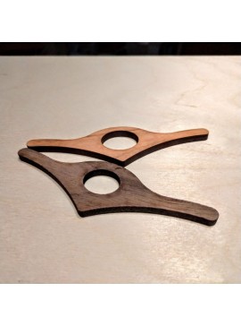 Intra απο ξύλο plywood 3mm-4mm πάχος - Βιβλιοθήκη με ένα χέρι Δίασταση 30x30 cm Intraeaxys-67wz9587