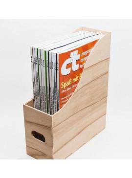 Intra απο ξύλο plywood 3mm-4mm πάχος - Magazine Holder Διοργανωτής περιοδικού Δίασταση 30x30 cm Intraeaxys-67wlxpm1