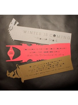 Intra απο ξύλο plywood 3mm-4mm πάχος - Σελιδοδείκτης House Stark Δίασταση 40x50 cm Intraeaxys-pok34297