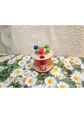 Intra απο ξύλο plywood 3mm-4mm πάχος - Θήκη Μπουκαλιού Shot 3mm Δίασταση 30x30 cm Intraeaxys-ro6yln67