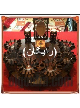 Intra απο ξύλο plywood 3mm-4mm πάχος - Διακοσμητικό ποτηροθήκη Δίασταση 30x30 cm Intraeaxys-zo9yvwy7