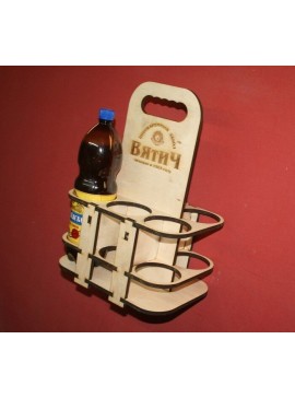 Intra απο ξύλο plywood 3mm-4mm πάχος - Ξύλινο Μπουκάλι Caddy Carrier Δίασταση 30x30 cm Intraeaxys-eo4qg3w7