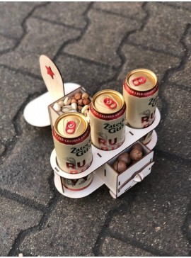 Intra απο ξύλο plywood 3mm-4mm πάχος - Ξύλινη θήκη μπύρας αεροπλάνο Δίασταση 30x30 cm Intraeaxys-eo20lz37