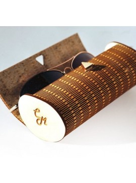 Intra απο ξύλο plywood 3mm-4mm πάχος - Ξύλινη θήκη για γυαλιά ηλίου Δίασταση 30x30 cm Intraeaxys-zo9ypmx7