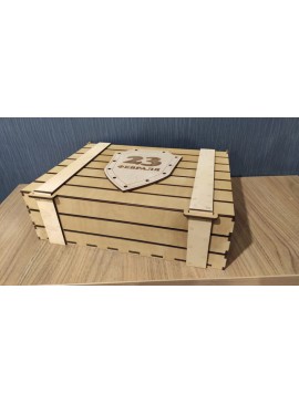 Intra απο ξύλο plywood 3mm-4mm πάχος - Κουτί δώρου Στρατιωτικό Κλουβί Δίασταση 30x30 cm Intraeaxys-51rr9zd1