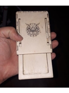 Intra απο ξύλο plywood 3mm-4mm πάχος - Ταμπακιέρα Ξύλινο Κουτί τσιγάρων Δίασταση 30x30 cm Intraeaxys-075yp40o