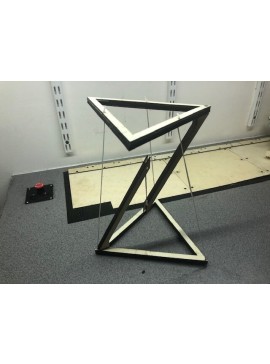 Intra απο ξύλο plywood 3mm-4mm πάχος - Μοντέλο Δομής Tensegrity Δίασταση 30x30 cm Intraeaxys-zo9y26x7