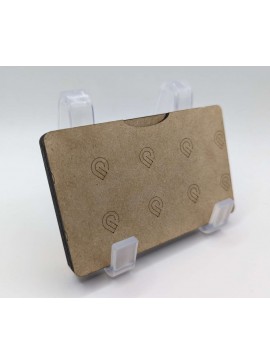 Intra απο ξύλο plywood 3mm-4mm πάχος - Μαγνητική θήκη επαγγελματικής κάρτας τσέπης Δίασταση 30x30 cm Intraeaxys-qommvyko