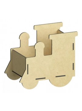 Intra απο ξύλο plywood 3mm-4mm πάχος - Κουτί καραμελών τρένου Δίασταση 30x30 cm Intraeaxys-qomr6qk1