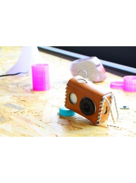 Intra απο ξύλο plywood 3mm-4mm πάχος - Δερμάτινη θήκη Xiaomi Gopro Δίασταση 30x30 cm Intraeaxys-eo05q831