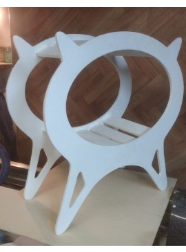 Intra απο ξύλο plywood 3mm-4mm πάχος - Έπιπλα Γάτας Κρεβάτι Γάτας Σπίτι για Γάτες Δίασταση 40x50 cm Intraeaxys-eoxlyrqo