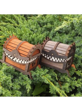 Intra απο ξύλο plywood 3mm-4mm πάχος - Monster Chest Box Δίασταση 30x30 cm Intraeaxys-m1d6jny7