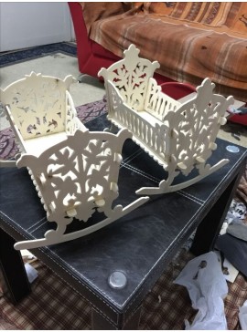 Intra απο ξύλο plywood 3mm-4mm πάχος - Κουνιστό κρεβάτι για νήπια Δίασταση 30x30 cm Intraeaxys-078y8w5o