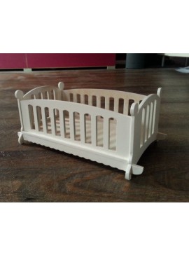 Intra απο ξύλο plywood 3mm-4mm πάχος - Κρεβάτι κούκλας 253x139mm Δίασταση 30x30 cm Intraeaxys-6o3xyron