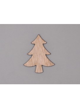 Intra απο ξύλο plywood 3mm-4mm πάχος - Χριστουγεννιάτικο δέντρο σε σχήμα ξύλου Δίασταση 30x30 cm Intraeaxys-078yz84o