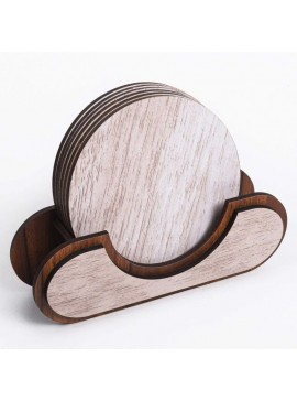 Intra απο ξύλο plywood 3mm-4mm πάχος - Σετ Ξύλινα Σουβέρ με θήκη Δίασταση 30x30 cm Intraeaxys-p7y3rj2o