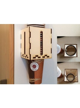 Intra απο ξύλο plywood 3mm-4mm πάχος - Ξύλινο πρότυπο ποτηροθήκης Δίασταση 30x30 cm Intraeaxys-eo0qk991