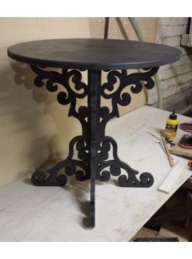 Intra απο ξύλο plywood 3mm-4mm πάχος - Διακοσμητικό Τραπεζάκι Σαλονιού Έπιπλα Σπιτιού Δίασταση 30x30 cm Intraeaxys-67wlw6l1