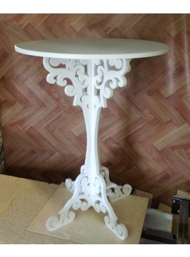 Intra απο ξύλο plywood 3mm-4mm πάχος - Έπιπλα Τραπεζάκι Σαλονιού Διακόσμηση σπιτιού Δίασταση 30x30 cm Intraeaxys-91jdjzp1