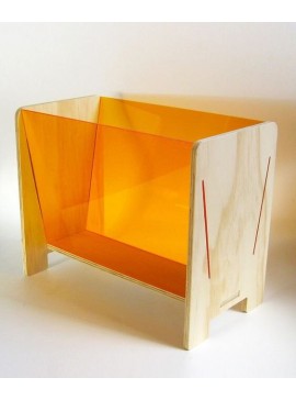 Intra απο ξύλο plywood 3mm-4mm πάχος - Ξύλινη ακρυλική θήκη για περιοδικά Δίασταση 30x30 cm Intraeaxys-r1z2dqm1