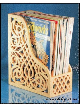 Intra απο ξύλο plywood 3mm-4mm πάχος - Magazine Box Scroll Saw Pattern Αρχείο PDF Δίασταση 30x30 cm Intraeaxys-51rwxd76