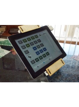 Intra απο ξύλο plywood 3mm-4mm πάχος - iPad 2 Register Point Of Sale Stand Δίασταση 30x30 cm Intraeaxys-pok325d7