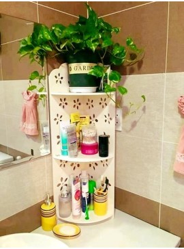 Intra απο ξύλο plywood 3mm-4mm πάχος - Γωνιακό ράφι μπάνιου Δίασταση 30x30 cm Intraeaxys-m1d6rpy7