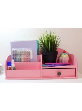 Intra απο ξύλο plywood 3mm-4mm πάχος - Makeup Organizer Cosmetic Storage Box Desk Organizer για Συρτάρι καλλυντικών Δίασταση 30x30 cm Intraeaxys-m1d6v3l7