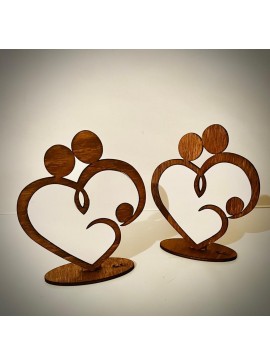 Intra απο ξύλο plywood 3mm-4mm πάχος - Love Family Heart Decor 3mm Δίασταση 30x30 cm Intraeaxys-e1gk66mo