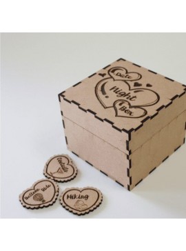 Intra απο ξύλο plywood 3mm-4mm πάχος - Date Night Box 3mm Δίασταση 30x30 cm Intraeaxys-eo0q9931