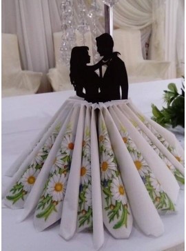 Intra απο ξύλο plywood 3mm-4mm πάχος - Θήκη χαρτοπετσέτας για ζευγάρια γάμου Δίασταση 30x30 cm Intraeaxys-eo0qgg31