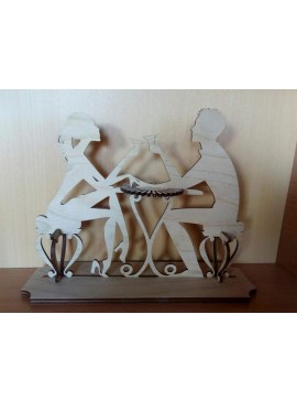 Intra απο ξύλο plywood 3mm-4mm πάχος - Ζευγάρι για τοστάρισμα Martini Γυάλινη Χαρτοπετσέτα Δίασταση 30x30 cm Intraeaxys-pok3l8d7