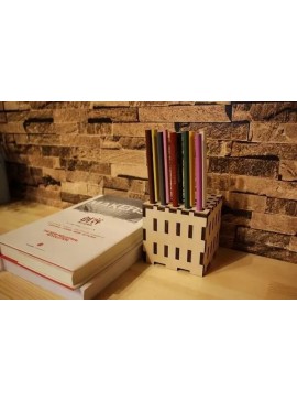 Intra απο ξύλο plywood 3mm-4mm πάχος - Θήκη για στυλό κύβου Δίασταση 30x30 cm Intraeaxys-eo4qzpw7