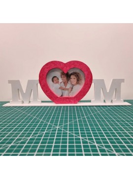 Intra απο ξύλο plywood 3mm-4mm πάχος - Κορνίζα για τη γιορτή της μητέρας Δίασταση 30x30 cm Intraeaxys-d1l5mwz7