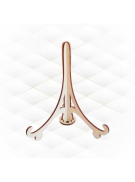 Intra απο ξύλο plywood 3mm-4mm πάχος - Διακοσμητικό Πλακοθήκη για Οθόνη Δίασταση 30x30 cm Intraeaxys-m1d6xex7