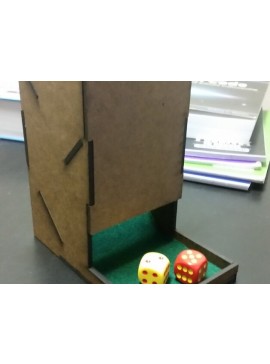 Intra απο ξύλο plywood 3mm-4mm πάχος - Dice Tower 0,125 in Δίασταση 30x30 cm Intraeaxys-eo20yz47
