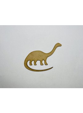 Intra απο ξύλο plywood 3mm-4mm πάχος - Ξύλινη χειροτεχνία σε σχήμα Brontosaurus Δίασταση 30x30 cm Intraeaxys-r1z2xnp1