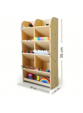 Intra απο ξύλο plywood 3mm-4mm πάχος - Μολυβοθήκη Στυλό Organizer Ράφι αποθήκευσης Δίασταση 30x30 cm Intraeaxys-075y4v3o