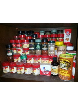 Intra απο ξύλο plywood 3mm-4mm πάχος - Βήμα οργάνωσης ραφιών Spice Rack για την κουζίνα Δίασταση 30x30 cm Intraeaxys-075y9g3o