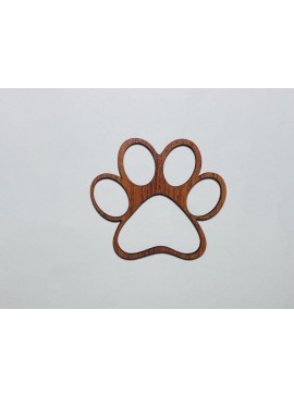 Intra απο ξύλο plywood 3mm-4mm πάχος - Σχήμα εκτύπωσης ποδιού Ημιτελές ξύλινο κόψιμο Δίασταση 30x30 cm Intraeaxys-e1gkjxxo