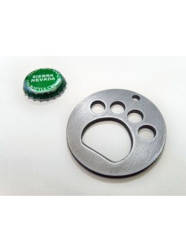 Intra απο ξύλο plywood 3mm-4mm πάχος - Ανοιχτήρι μπουκαλιών Paw Print Δίασταση 30x30 cm Intraeaxys-pok05k7j