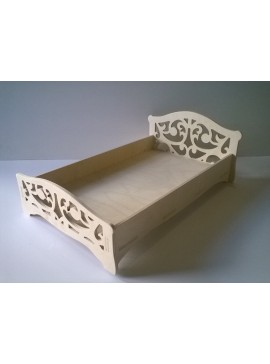 Intra απο ξύλο plywood 3mm-4mm πάχος - Κούνια Παιχνιδιών για Κούκλες Δίασταση 30x30 cm Intraeaxys-pok3xj97
