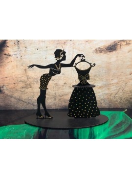 Intra απο ξύλο plywood 3mm-4mm πάχος - Διακόσμηση τραπεζιού θήκη χαρτοπετσέτας κυρίας Δίασταση 30x30 cm Intraeaxys-eo20nlq7