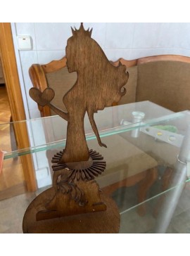 Intra απο ξύλο plywood 3mm-4mm πάχος - Θήκη χαρτοπετσέτας Crown Girl Δίασταση 30x30 cm Intraeaxys-d1lvgwxo